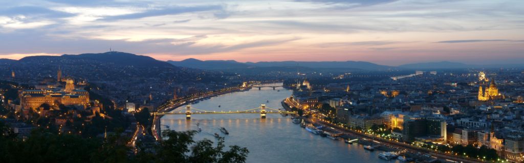 Budapest (Aussicht vom Gellértberg)