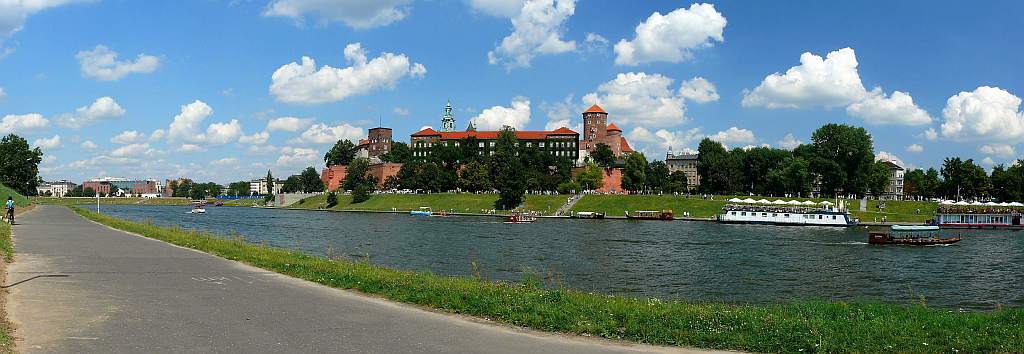 Krakau - Panorama 2 (der Wawel)
