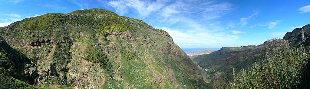 Gran Canaria / Panorama 2 - Ausblick von El Hornillo