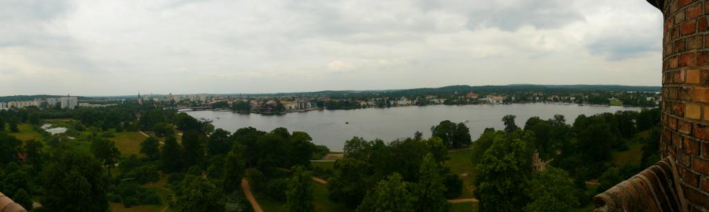 Potsdam / Panorama 1 - Panorama vom Flatowturm